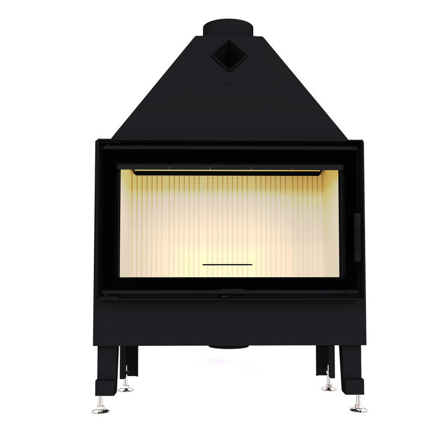 Каминная топка M-FIRE 90 прямая (19 кВт)