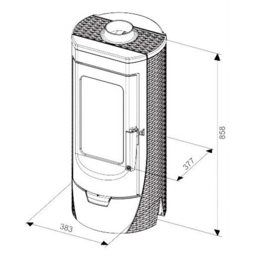 Піч чавунна Plamen Tara
