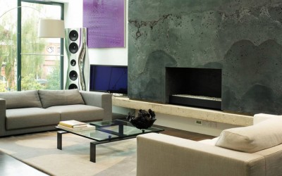 Каміни з бетону