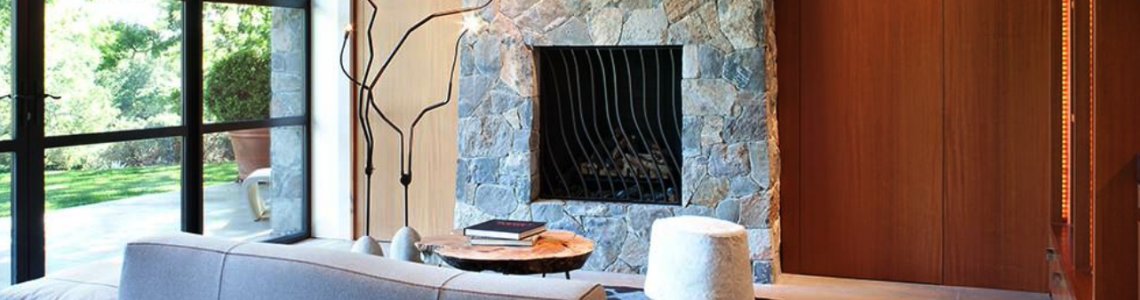 Каміни з бутового каменю