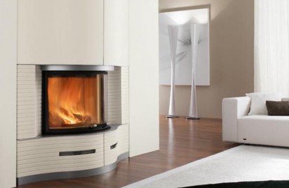 Каміни округлої форми