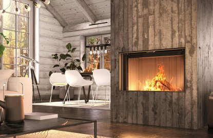 Широкоформатні каміни