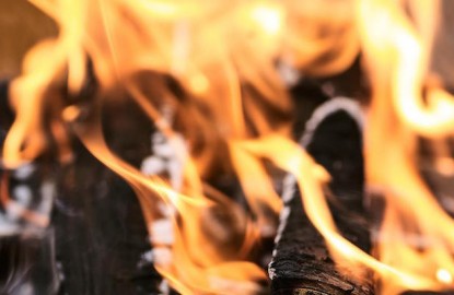 Приплив повітря для горіння каміна