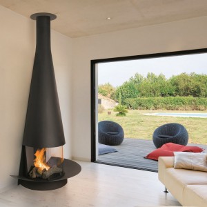 Пристінний камін Filiofocus 1600 Mural Vitre