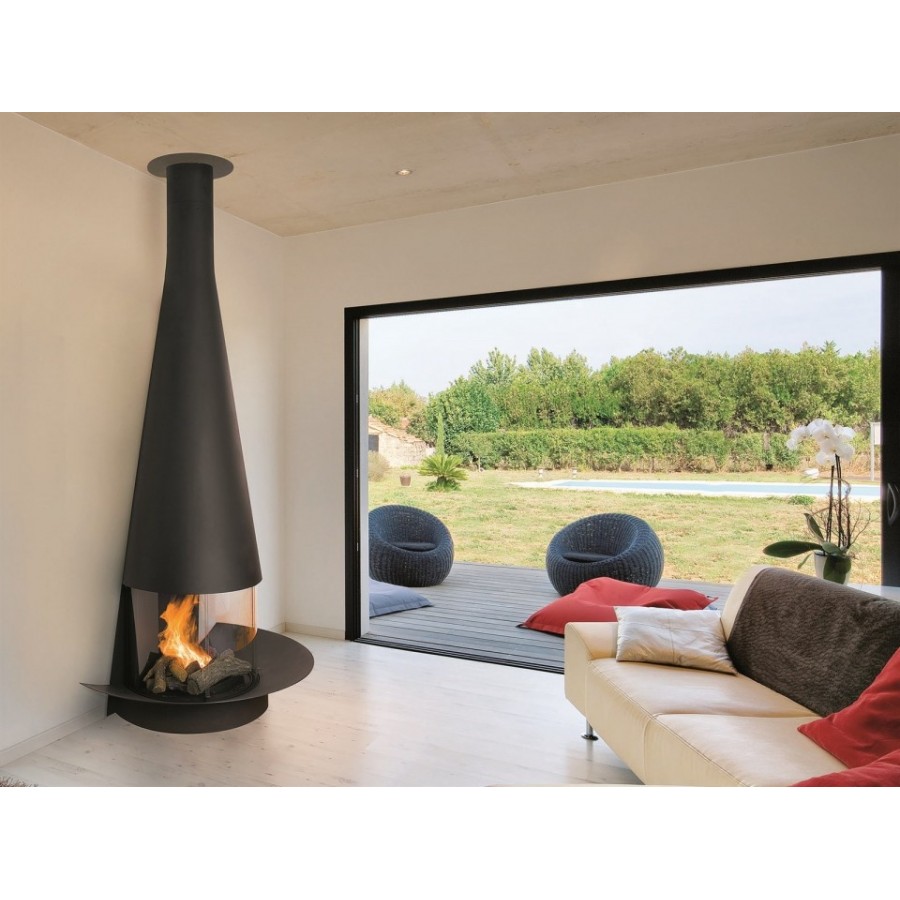 Пристінний камін Filiofocus 1600 Mural Vitre