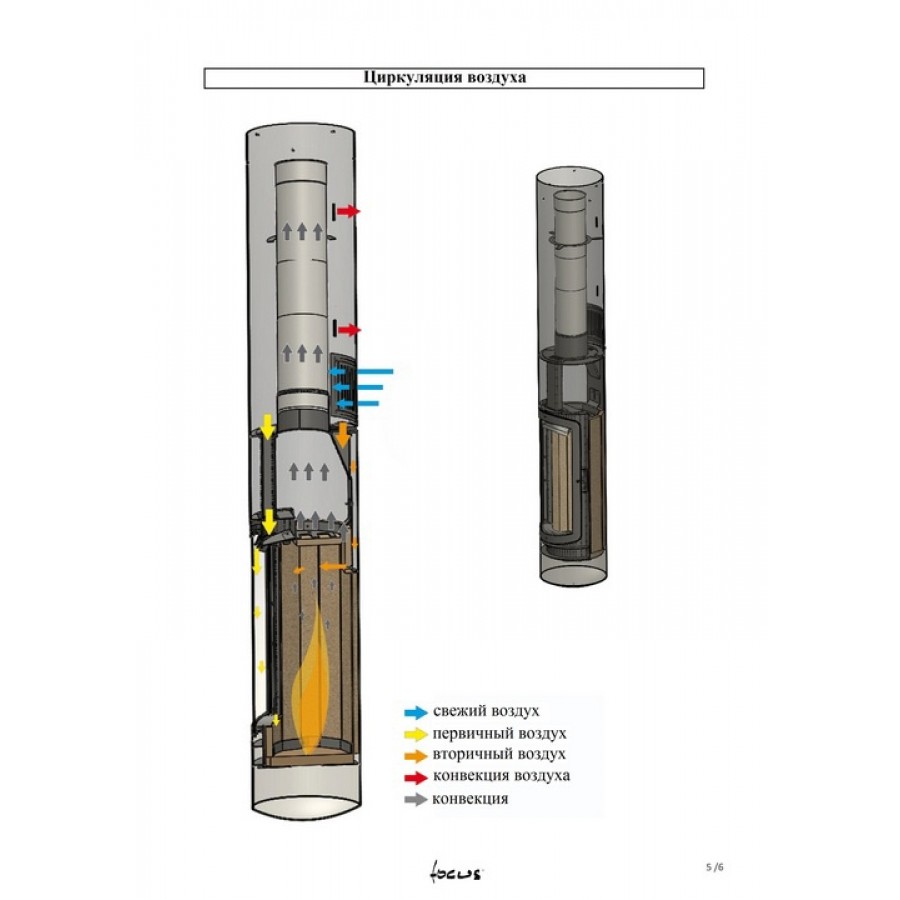 Підвісний камін Slimfocus suspended