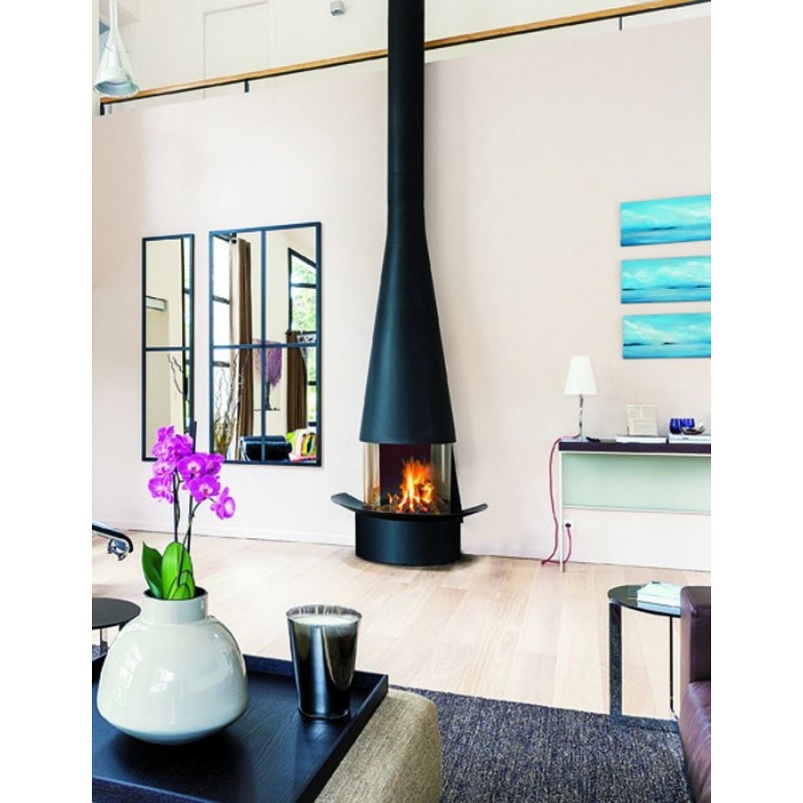 Пристінний камін Filiofocus 2000 Mural Vitre