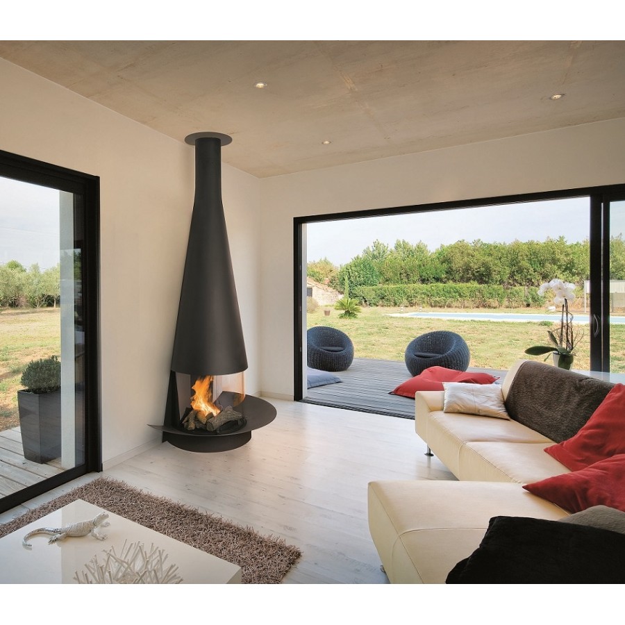 Пристінний камін Filiofocus 2000 Mural Vitre