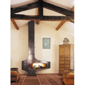 Пристінний камін Heterofocus 1400