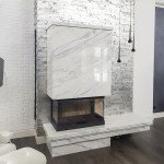 Тристороння топка Piazzetta MA 271 SL з облицюванням з мармурового сляба