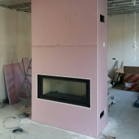 Конвекційний короб каміна з широкоформатною топкою