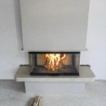 Тристороння камінна топка Piazzetta в конвекційному коробі з г.к.