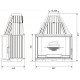 Каминная топка Laudel 700 Prismatique