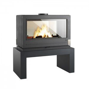 Піч-камін двостороння Invicta Aaron