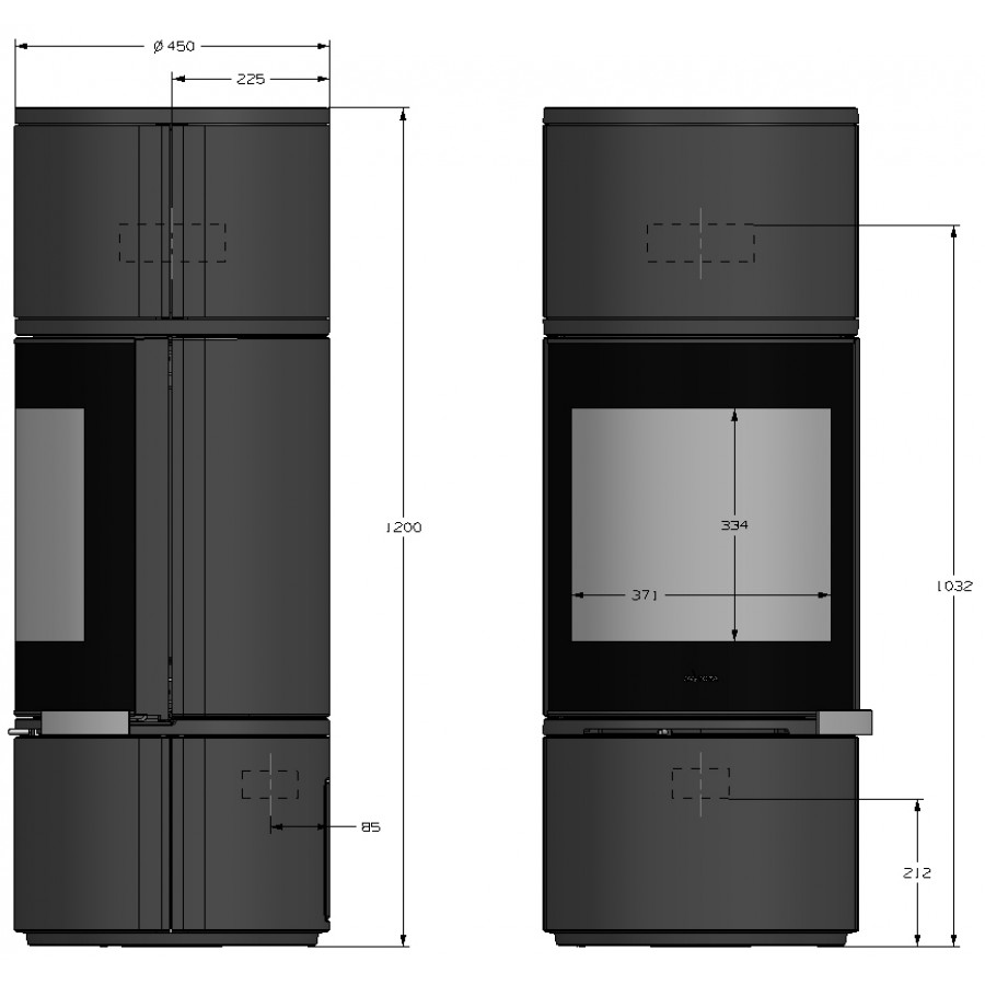 Піч-камін Invicta Alcor