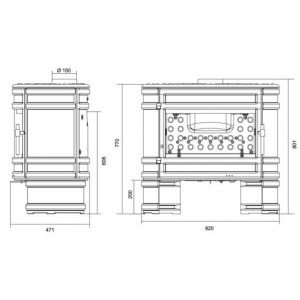 Піч чавунна Invicta Angor