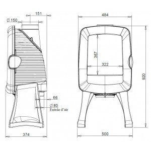 Піч чавунна Invicta ELO L
