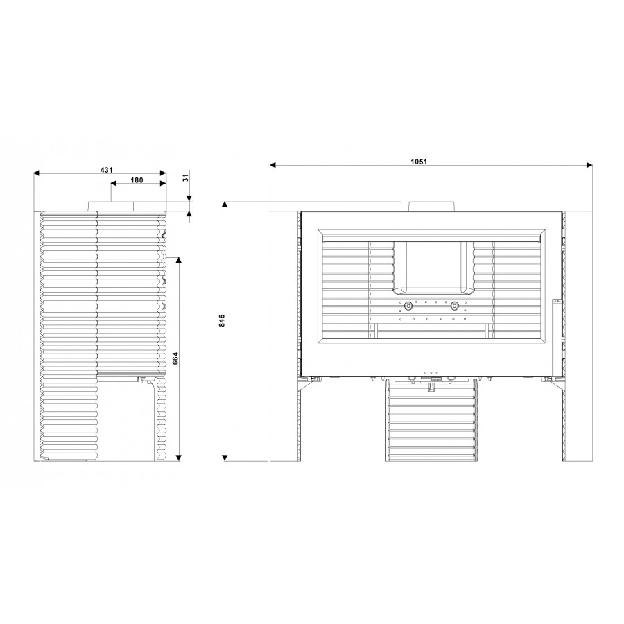 Піч-камін Invicta Itaya