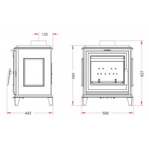 Піч чавунна Invicta Sedan S
