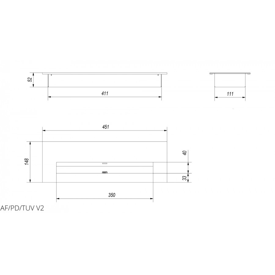 Біопальник Kratki AF/PD