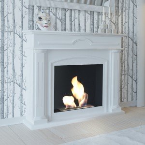 Біокамін Kratki DECEMBER білий