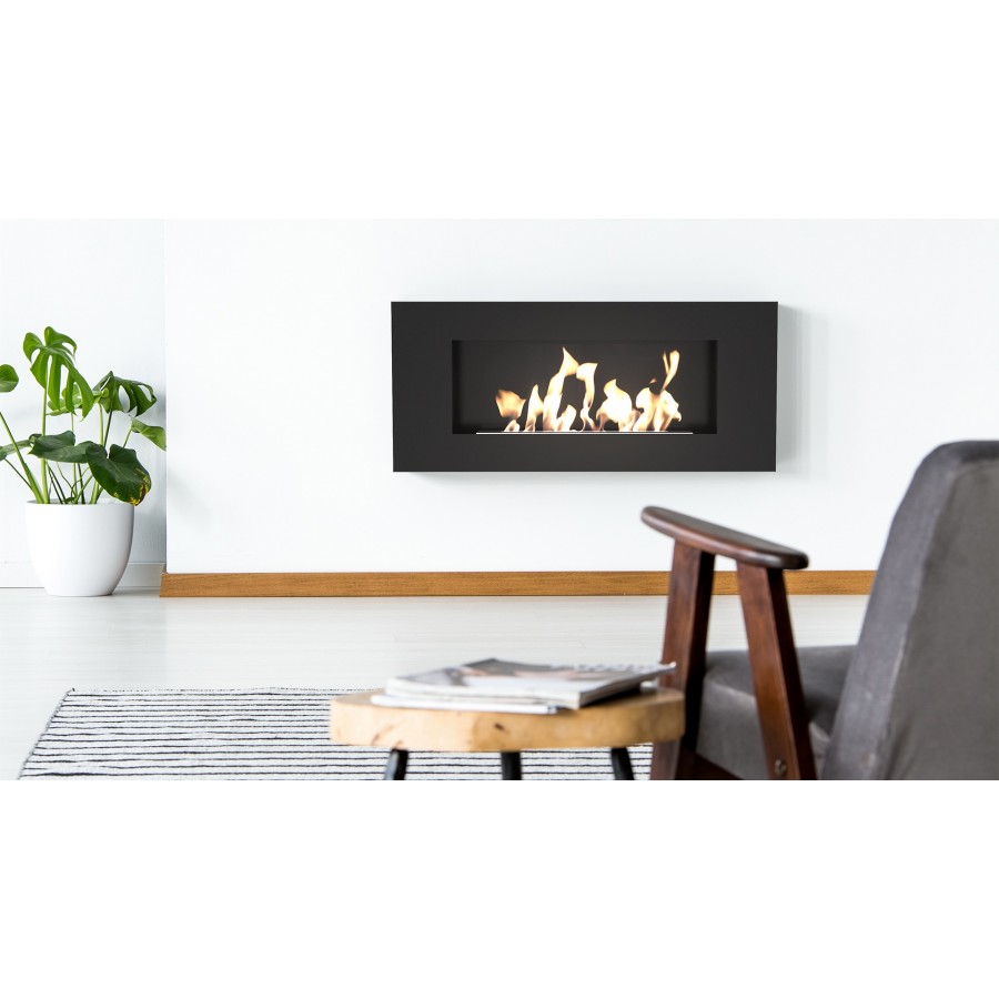 Біокамін Kratki DELTA FLAT чорний