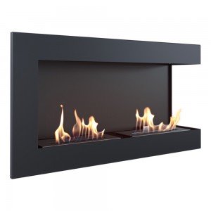 Біокамін Kratki DELTA 900 кутовий правий