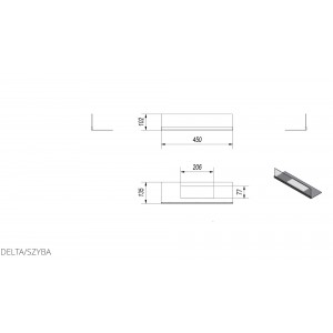 Скління біокаміна Kratki DELTA