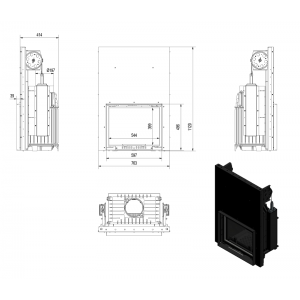 Камінна топка Kratki Maja/G