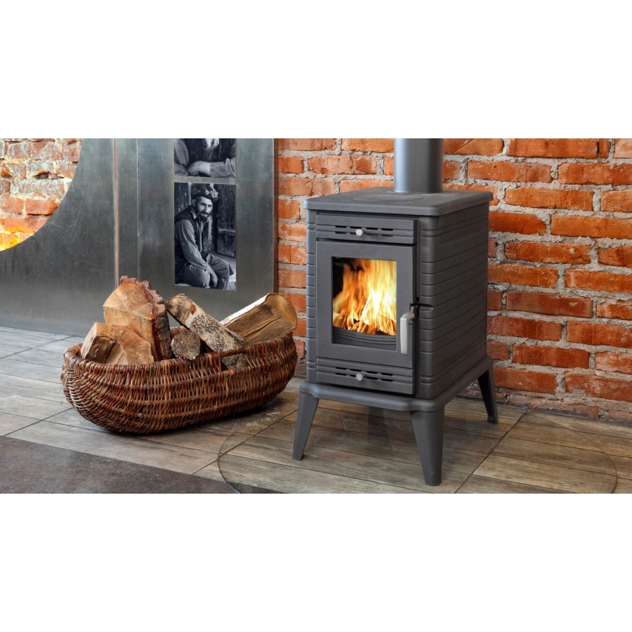 Печь чугунная буржуйка Kratki K10 ∅150