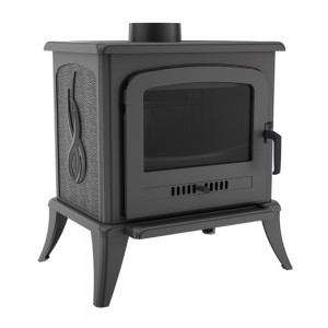 Піч чавунна буржуйка Kratki K7 з турбофеном