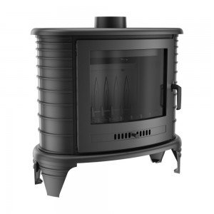 Піч чавунна буржуйка Kratki K8 з турбофеном