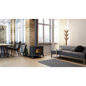 Піч чавунна буржуйка Kratki K9 &empty;130 с ASDP