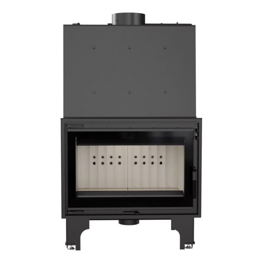 Топка с водяным контуром Kratki AQUARIO O16 PW GLASS