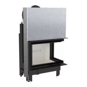 Камінна топка Kratki MBA 17 права BS з гільйотиною гнуте скло