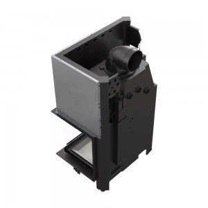 Камінна топка Kratki MBA 17 права BS з гільйотиною гнуте скло