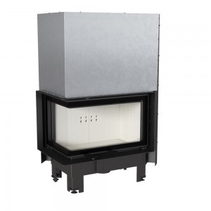 Камінна топка Kratki MBM 10 ліва BS з гільйотиною гнуте скло