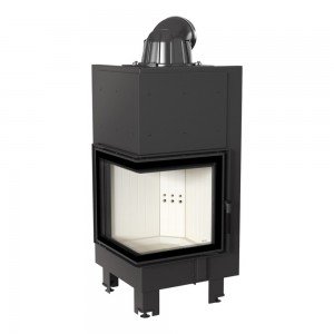 Камінна топка Kratki MBN 12 ліва BS гнуте скло