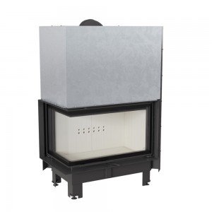 Камінна топка Kratki MBO 15 ліва BS з гільйотиною гнуте скло.