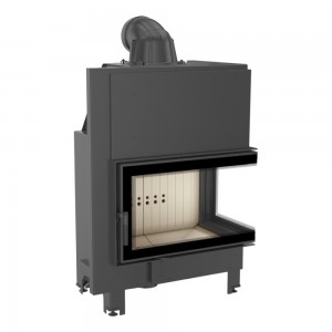 Камінна топка Kratki MBO 15 права BS гнуте скло