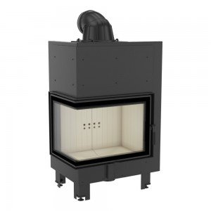 Камінна топка Kratki MBZ 13 ліва BS гнуте скло