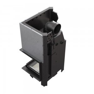 Камінна топка Kratki MBZ 13 права BS з гільйотиною гнуте скло