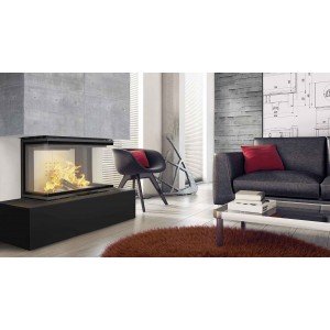 Камінна топка Kratki NBC 7 BS тристороння з гільйотиною