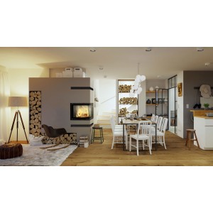 Камінна топка Kratki VN 610/430 ліва BS з гільйотиною