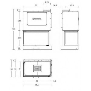 Камінна топка Piazzetta MA 283 D SL