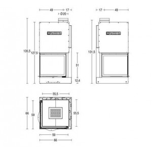 Камінна топка Piazzetta MA 284 SL