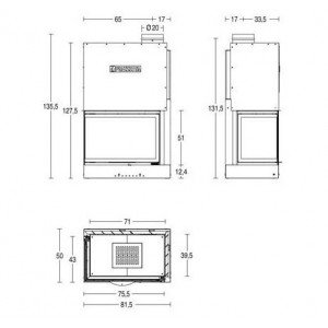 Камінна топка Piazzetta MA 285 D SL