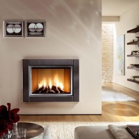 Стандартний камін з прямокутною рамкою