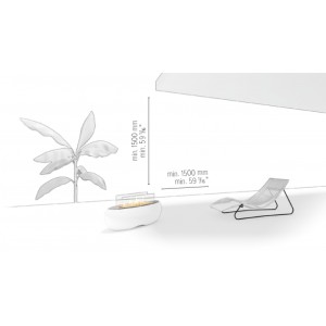 Биокамин Planika ZEN GARDEN BLACK/WHITE