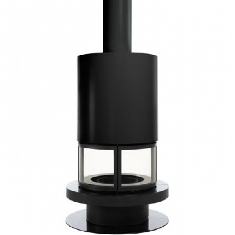 Острівний камін Rocal Prune Black